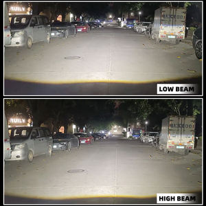 Lentes LED Bi-LED SU7 con Diseño de Luz Alta Auxiliar Dual, Luz Alta de 76w, Luz Baja de 48w, Lentes Universales Cuadrados Cortos para Faros Delanteros de Automóvil - Product Image 6