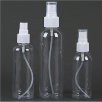 Bouteilles en plastique avec pulvérisateur 10ml-120ml 100 pièces PET avec marquage à chaud