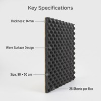 Matériel d'insonorisation automobile en butyl, tapis d'isolation phonique léger, mousse d'insonorisation thermique, tapis de protection thermique du moteur
