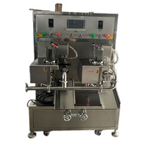 Machine de remplissage automatique haute précision 2/4/8 buses pour liquides visqueux (boissons, jus, shampoing, huile) en acier inoxydable pour sacs