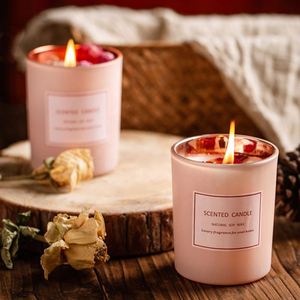 Wholesale Luxury <b>Large</b> Custom, Private Label Lavender Scented <b>Candles</b> Gift Set/ - Product Image 3