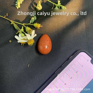 Œuf en cristal naturel <span class=keywords><strong>de</strong></span> jade 30 mm, boule d'ornement en pierre naturelle, pierre semi-précieuse, œuf <span class=keywords><strong>de</strong></span> Pâques, DIY, poli, qualité garantie - Product Image 4