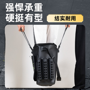 Seau de pêche Diaohaha en EVA à double poignée, sac de rangement multifonctionnel pour matériel de pêche, pour le stockage de poissons vivants, équipement de pêche sauvage - Product Image 4