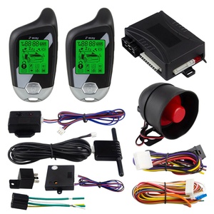 2 Way <b>LCD</b> Pager Display Security Car Alarm System Vibration Alarm <b>Universal</b> DC12V Microwave/shock Sensor Warn Remote Start - Product Image 3