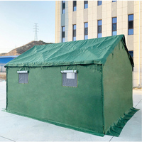 Tente murale en toile de camouflage imperméable personnalisée pour 3-8 personnes pour le camping extérieur d'hiver pour la randonnée en famille et les ventes de secours en cas de catastrophe