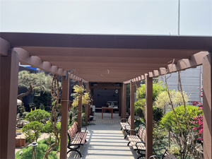 La clôture extérieure imperméable de WPC lambrisse le mur composé en plastique en bois de jardin - Product Image 6