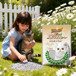 Litière pour chat DongnaiPETS écologique, biodégradable, 99 % sans poussière, agglomération rapide, contrôle des odeurs, ABSORBANTE, 8 kg - Product Image 1