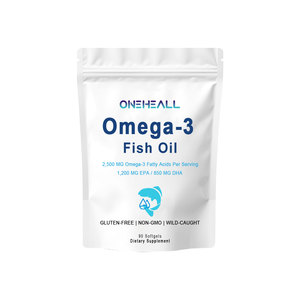 Gélules d'huile de poisson oméga-3 en gros sous marque privée – Compléments alimentaires de haute qualité EPA & <span class=keywords><strong>DHA</strong></span> – Gélules d'huile de poisson des grands fonds - Product Image 1