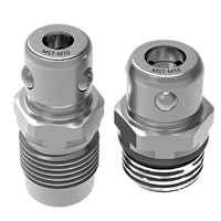 Cylindres de serrage pneumatiques de haute précision MST-M10 MST-M18 à verrouillage par bille, micro-gripper pour machine CNC, machine VMC