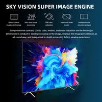 Televisor LED Inteligente HDTV PAL de Grado A+ de 32 Pulgadas, 1080p, TFT LCD, Pantalla Ancha Negra, para Uso en Hoteles, Internet Inalámbrico, Eficiente Energéticamente