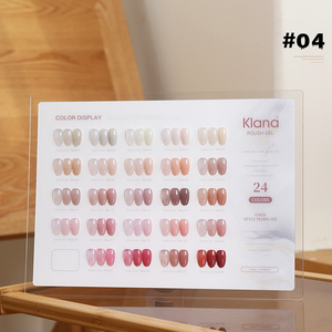 ชุดยาทาเล็บเจลสีนู้ด 24 สี KLANA ติดทนนาน ใช้กับหลอด UV/LED ได้ ปลอดภัย เป็นมิตรต่อสิ่งแวดล้อม เหมาะสำหรับทำเล็บเองที่บ้านและร้านเสริมสวย - Product Image 1