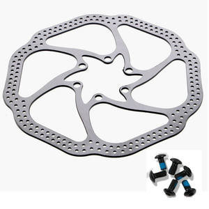 Rotor de Freno de Disco Mecánico de 160 mm de Acero Inoxidable Resistente a la Corrosión, Componente de Freno para Bicicleta con Pastillas de Material Compuesto Metálico - Product Image 4