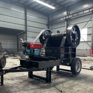 PE220*350 Kleiner Steinbrecher zur Kiesherstellung Diesel-Backenbrecher 20 Tonnen pro Stunde Mobiler Diesel-Backenbrecher Gesteinsbrecher - Product Image 3