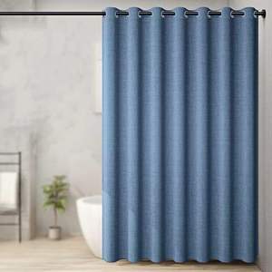Rideaux <span class=keywords><strong>de</strong></span> salle <span class=keywords><strong>de</strong></span> bain imperméables <span class=keywords><strong>de</strong></span> haute qualité pour hôtel CF-BCL01BE <span class=keywords><strong>rideau</strong></span> <span class=keywords><strong>de</strong></span> <span class=keywords><strong>douche</strong></span> sans crochet <span class=keywords><strong>en</strong></span> <span class=keywords><strong>lin</strong></span> épaissi pour hôtels et familles - Product Image 6