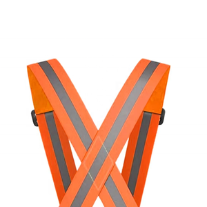 Ceinture de sécurité réfléchissante à logo personnalisé, haute visibilité, pour la construction, les sports de plein air et unisexe, fluorescente, élastique et réglable - Product Image 3