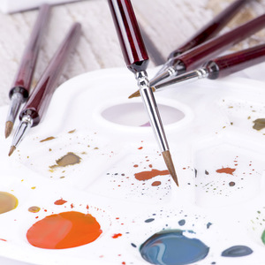 nuevo estilo mango de madera cepillo de uñas detalles cosméticos <span class=keywords><strong>ArtLine</strong></span> pintura flor con alta calidad sintético - Product Image 6