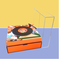 Benutzer definierte Box charm Acryl Abdeckung Papier Basis Kombination Mystery Music Drawer Boxen