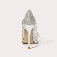 Chaussures de luxe à talons hauts pour femmes, chaussures de mariage pour filles, talons de chine, Design fantaisie, chaussures à talons hauts pour femmes, escarpins brillants à bout pointu