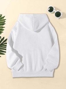 Sudadera con Capucha para Niñas Adolescentes, Diseño de Letras de Dibujos Animados, Suave y Cómoda, Manga Larga, Estilo Casual, a la Moda - Product Image 4