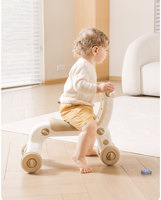 Chaise à bascule pliable 3-en-1 pour bébés et tout-petits, avec piano à pédales, jouet éducatif en plastique pour l'éveil précoce