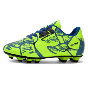 Transfronterizo XQ invierno hombres mujeres transpirable cómodo deportes ocio FG High-top Spikes uñas rotas zapatos <span class=keywords><strong>de</strong></span> fútbol césped - Product Image 2