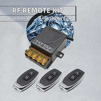 1 récepteur et 3 télécommandes 433 MHz RF télécommande AC 220V 30A 1CH relais récepteur pour lumière automatique LED