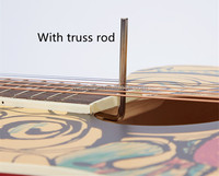 Kabat Top Seller Guitarra 41Inch Electric Acoustic Guitar Bass Guitar With Painting
