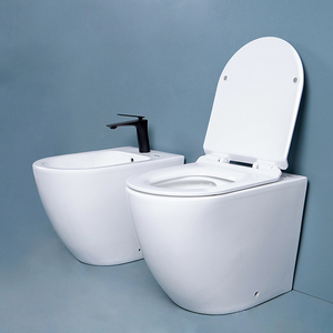 Bộ Chậu Vệ Sinh Và CHẬU VỆ SINH Nhà Vệ Sinh Phòng Tắm Bằng Gốm Sứ Một Mảnh Hiện Đại ODM Nhà Vệ Sinh Gắn Sàn Nhà Vệ Sinh - Product Image 4