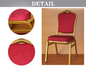 Style in Stock Wholesale Party <b>Chairs</b> Wedding Stainless Steel Red <b>Chair</b> Wedding Hotel <b>Dining</b> <b>Chair</b> - Product Image 5