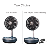 Ventilateur de table électrique rechargeable avec télécommande