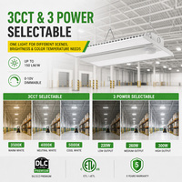 Lámpara LED Lineal de Alta Potencia para Almacenes, 300W, con Garantía de 5 Años, Luminaria LED Lineal de Aluminio