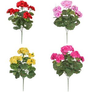 <b>Silk</b> <b>Flower</b> Geranium Bouquet 30cm-100cm High Simulation Artificial <b>Flowers</b> For Home Wedding Decorations - Product Image 5