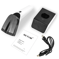 NETUM DS8500 RFID UHF etiketleri okuyucu ve 1D/2D QR barkod tarama perakende bez mağaza depo için mavi diş kablosuz üzerinden bağlayın