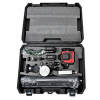 Kit de niveau laser vert 16 lignes pour usage intérieur et extérieur avec auto-nivellement et trépied de 1 m