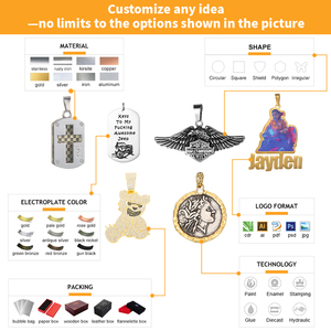 Bán Buôn Tùy Chỉnh 18K Mạ Vàng Thép Không Gỉ A-Z Ban Đầu Thư Mặt Dây Chuyền Bảng Chữ Cái Phụ Kiện Cho Vòng Cổ Tự Làm Đồ Trang Sức Làm - Product Image 5