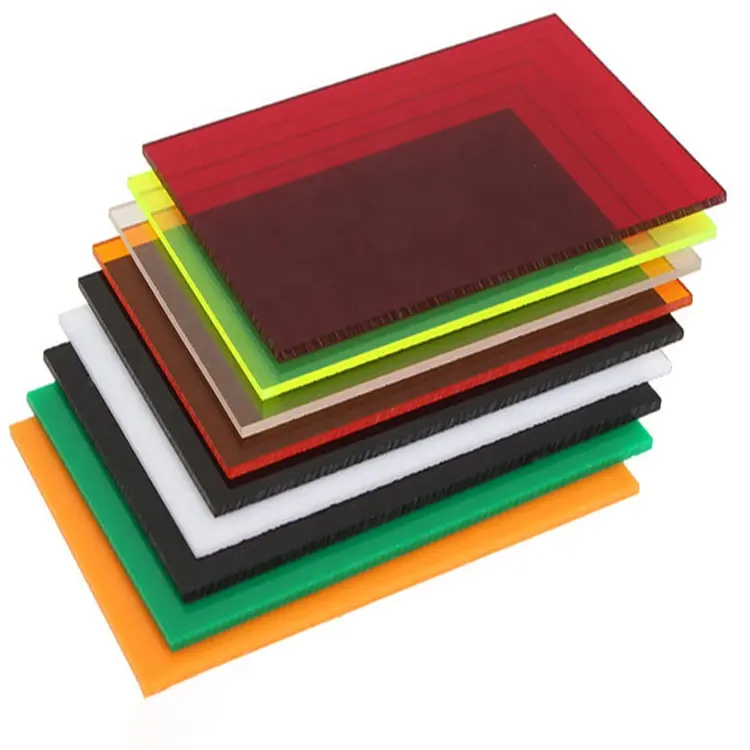 Manufacturer custom price black acrylic clear plastic sheet