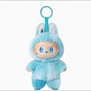 En gros LabubiuRabbit Doll Angel Boîte mystère Pendentif en vinyle tendance, figurine en peluche portable, porte-clés - Product Image 4