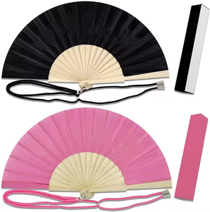 Nhà máy 23cm đám cưới bằng gỗ gấp người hâm mộ long lanh dây đeo vải & sơn bằng gỗ sườn Nguồn cung cấp bên cho chương trình khuyến mãi - Product Image 6