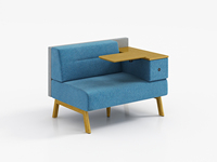 Canapé de salon au design moderne pour les espaces publics, les bureaux et les halls, mobilier commercial confortable