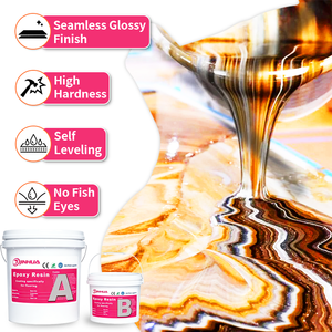 Resina Epossidica Cristallina per Arte 3D, Liquido per Colata e Fusione, per Pittura Decorativa Creativa in Hotel, Lobby e Ristoranti - Product Image 3