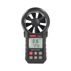 WT87A Anemometer Digital 0 ~ 30m/detik pengukuran waktu nyata kecepatan angin dan suhu