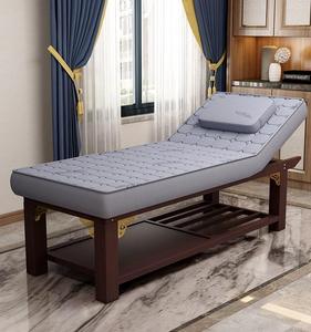 Table de Massage en bois portable moderne réglable cadre en métal pliable pour beauté du visage Spa salle de sport hôtel chambre Salons - Product Image 5