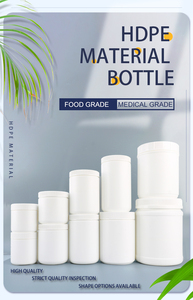 Customized White HDPE <b>Plastic</b> Protein Supplement Storage Container Empty <b>Jars</b> for Protein Powder Packaging with Screw Cap - Product Image 6
