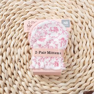 Gants <span class=keywords><strong>anti</strong></span>-rayures pour bébé, design mixte, en coton pour nouveau-né - Product Image 6