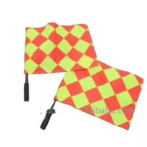 Referee Football Soccer Hockey Linesman Flag Athletic Competition Hand Flag Track And Field Sports Training Flag