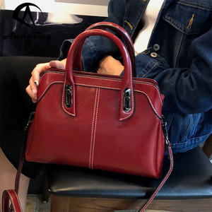 AndoBag <b>Large</b> Capacity <b>Handbag</b> for Women Fashion Genuine Cow Leather Shoulder Bag European American Retro Crossbody Bags YLG638 - Product Image 1