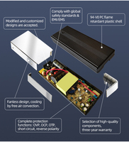 Alimentation de bureau personnalisée 12V 10A à sortie unique 30W 60W 120W 150W, adaptateur secteur avec certification CB CE, garantie 3-5 ans