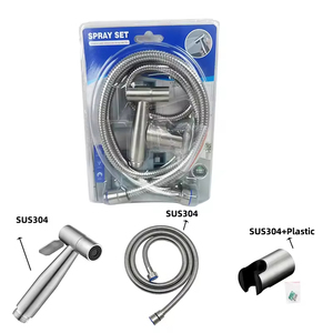 Ensemble de pulvérisateur de <span class=keywords><strong>bidet</strong></span> en acier inoxydable FSH SUS304, kit de douche shattaf portatif pour toilettes, pistolet de pulvérisation haute pression pour salle de bain - Product Image 2