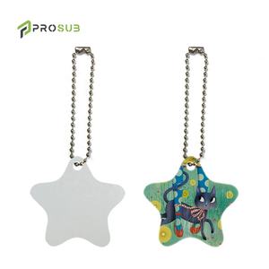 Prosub थोक डबल पक्षीय उपकरण खाली विभिन्न आकार बनाने की क्रिया एल्यूमिनियम आभूषण पालतू चाबी का गुच्छा टैग पेंडेंट के साथ श्रृंखला - Product Image 5