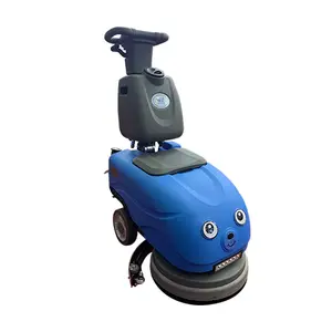 Shuojie Designed Manufactured Small Manual Gym Floor Scrubber Cleaning Machine